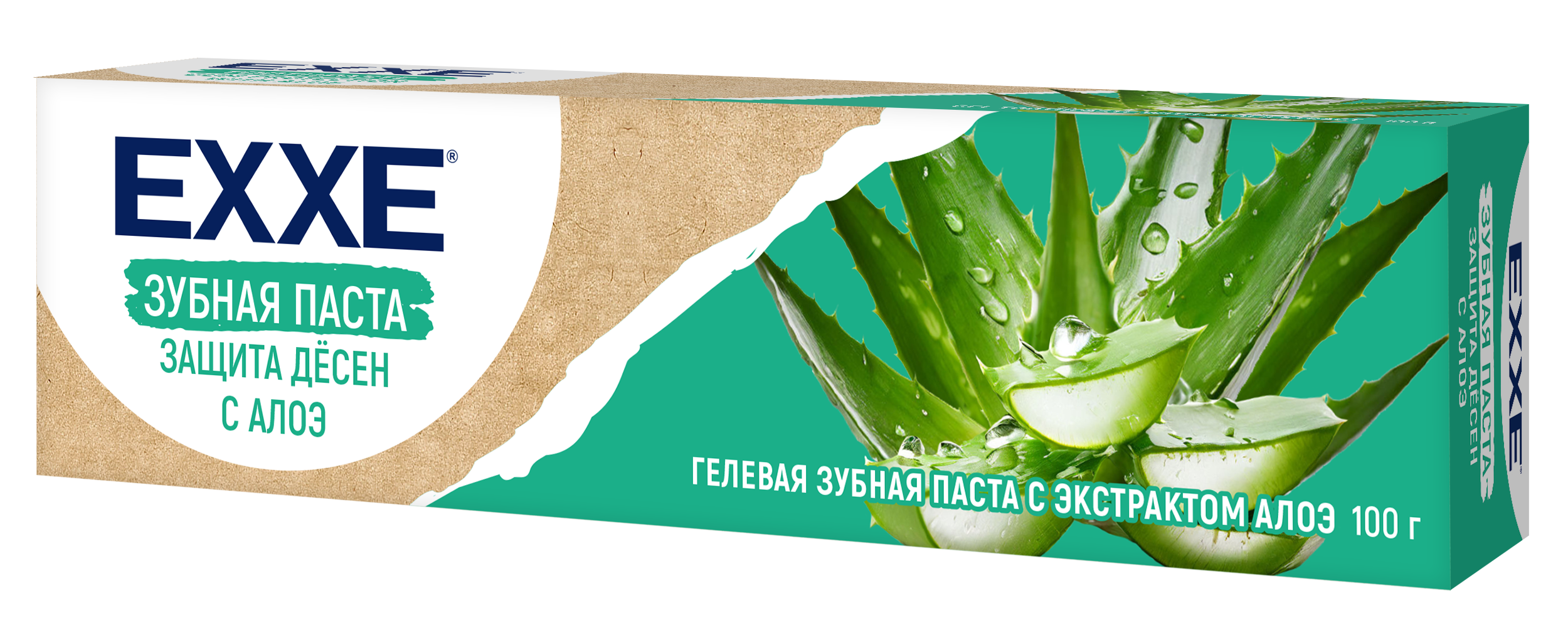 Exxe зубная паста защита дёсен с алоэ 100 гр