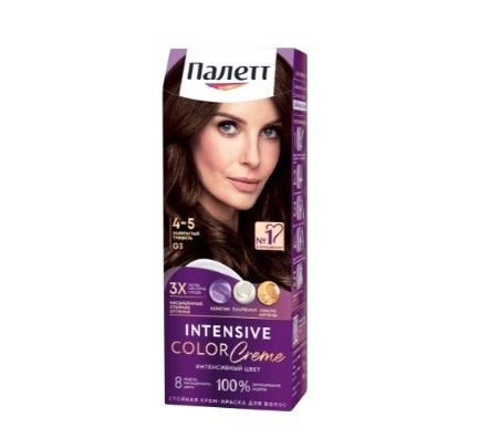 Палетт крем краска для волос золотистый трюфель 4.5