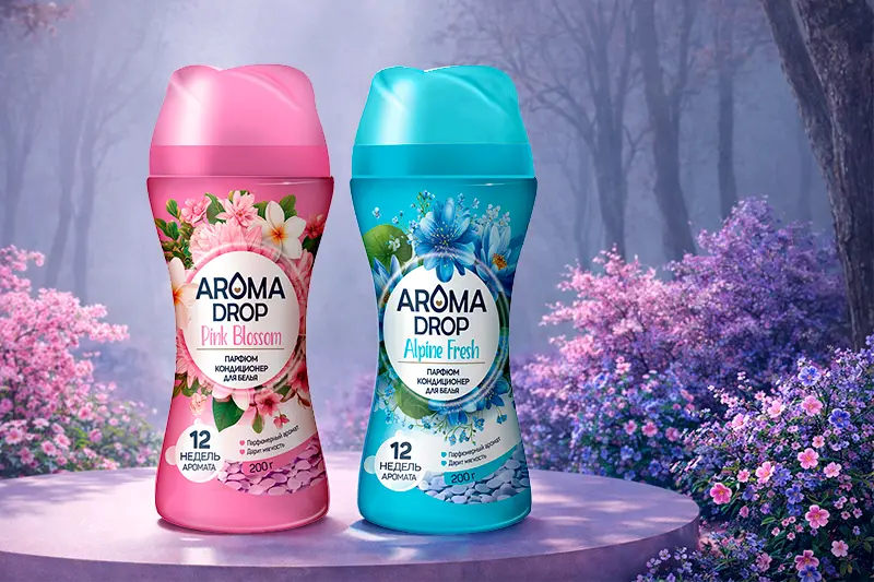 Новинка: парфюм-кондиционеры для белья Aroma Drop