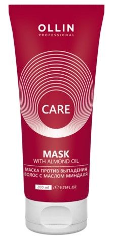 OLLIN CARE маска против выпадения волос с маслом миндаля 200 мл