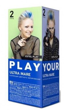 ESTEL PLAY набор для мелирования ultra mare синий