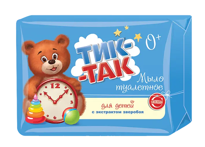 Тик-Так мыло детское 0+ для чувствительной кожи 150 г