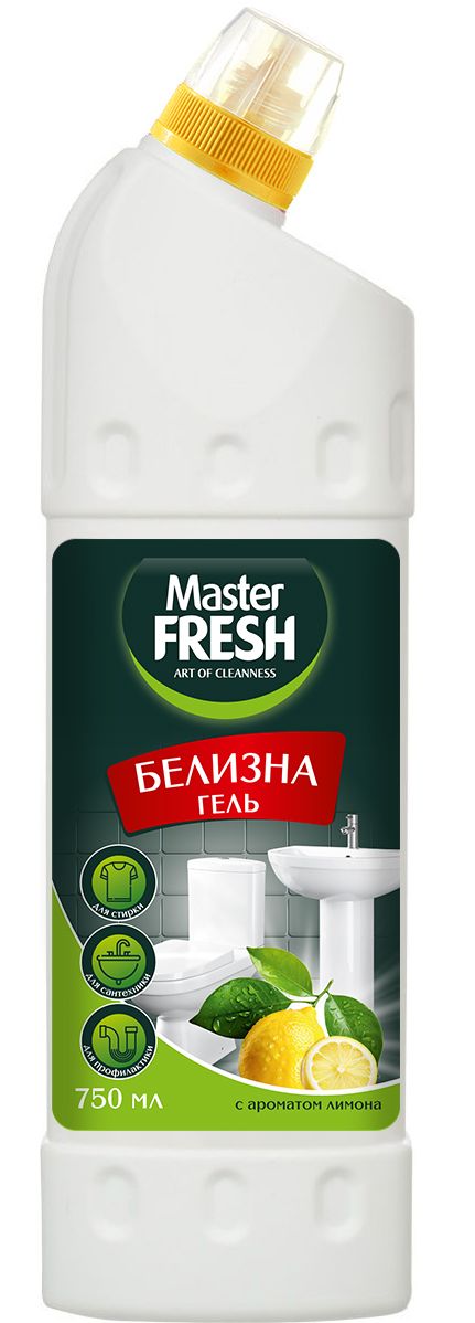 Master FRESH белизна гель с ароматом лимона 750 мл