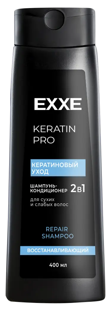 Exxe шампунь для волос care кератиновый уход 400 мл