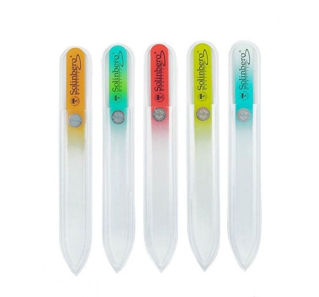 Solinberg пилка стеклянная цветная solinberg 120 с голограммой