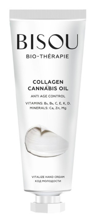 Bisou крем для рук Сollagen Cannabis Oil Код молодости 60мл