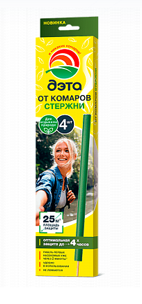 Дэта стержни от комаров и летающих насекомых 4шт