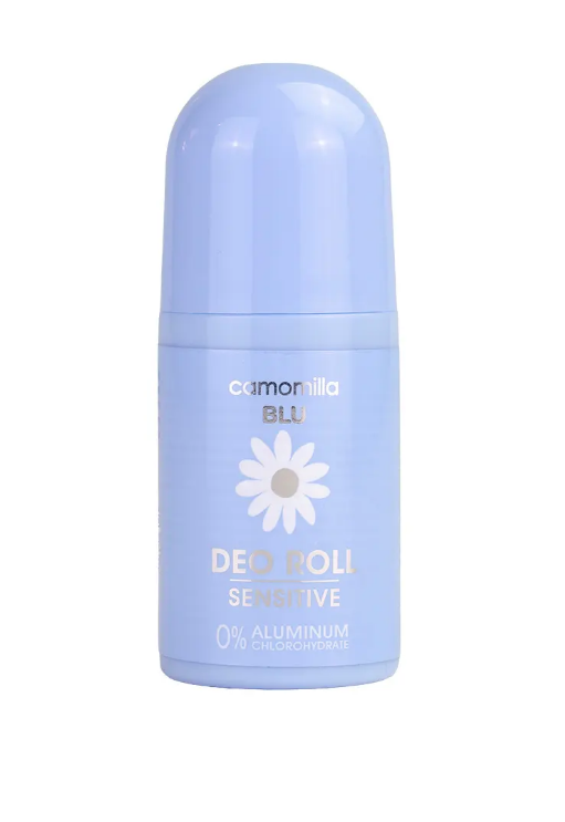 Camomilla Blu ультрамягкий дезодорант без спирта deo roll sensetive 50 мл