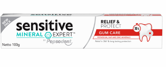 Pepsodent зубная паста сенситив минерал эксперт уход за деснами 100 гр