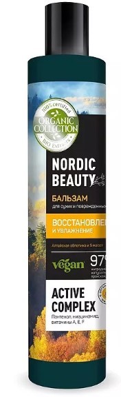 ORGANIC COLLECTION бальзам для сухих и поврежд волос восстановление и увлажнение флакон дисктоп 400мл
