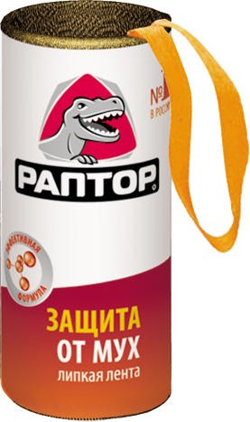 РАПТОР Липкая лента от мух в гофрокоробе (штучная)