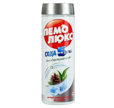 Пемолюкс чистящий порошок сода 5 экстра антибакт 480 г