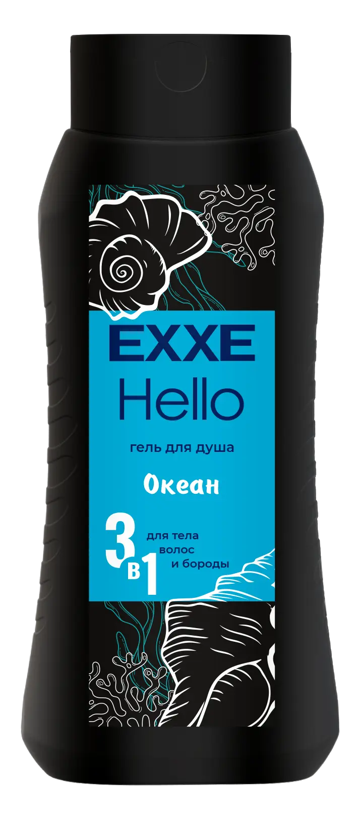 Exxe men гель для душа 3 в1 океан 400 мл