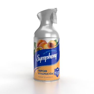 Symphony освежитель воздуха персик и маракуйя 250 мл с триггером