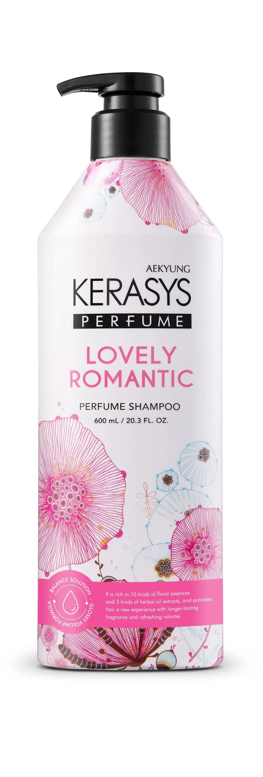 KeraSys шампунь для волос романтик 600 мл