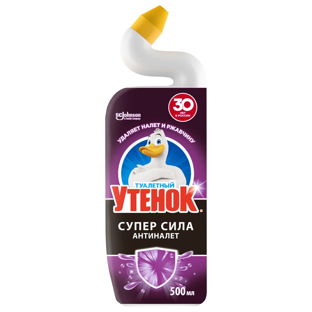Туалетный Утенок чистящее средство для унитаза антиналет 500 мл