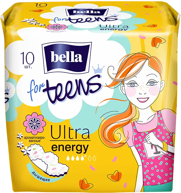 BELLA for Energy прокладки гигиенические супертонкие 10шт
