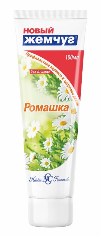 Новый Жемчуг зубная паста ромашка 100мл