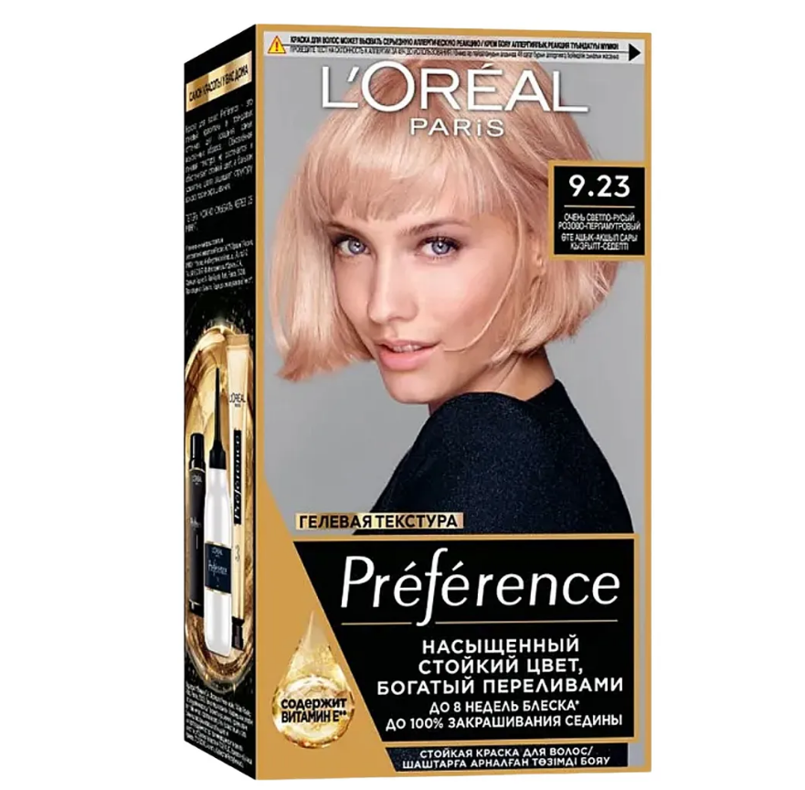 L'oreal Preference краска для волос 9.23 розовое золото