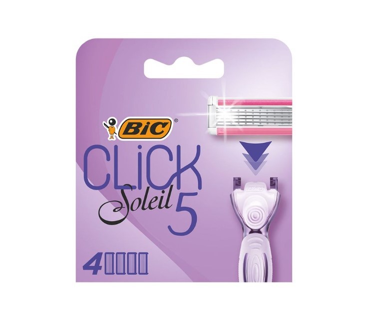 BIC 5 Кассеты (4 шт) ЖЕНСКИЕ