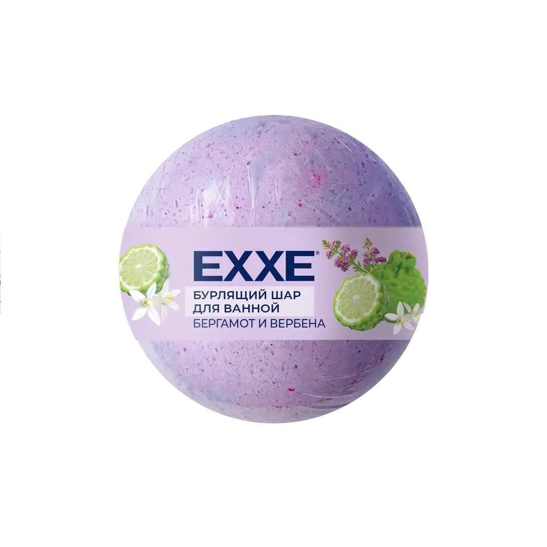 Exxe бурлящий шар для ванной вербена и бергамот 120 г