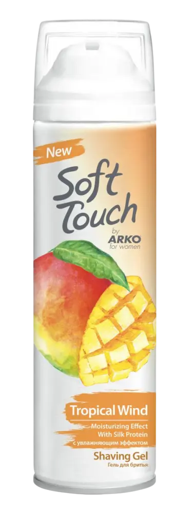 Soft Touch by arko for women гель для бритья тропическая свежесть 200 мл