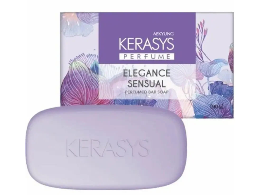 KeraSys perfume мыло косметическое парфюмированное элеганс  90 гр