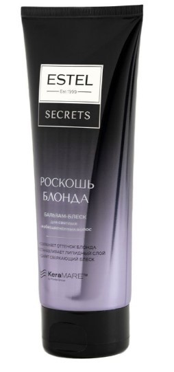 Estel secrets роскошь блонда бальзам блеск для светлых и обесцвеченных волос 200 мл
