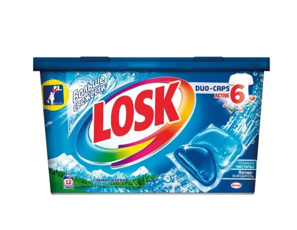 Лоск дуо капс горное озеро 12 шт