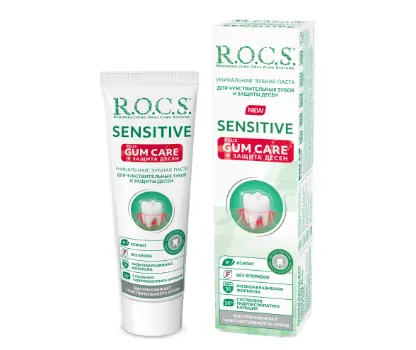 Rocs зубная паста plus care 94 г