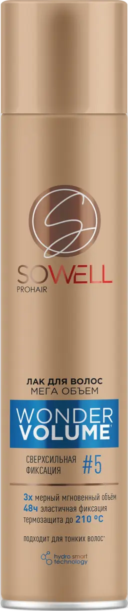SoWell wonder лак для волос мега объем от корней сверхсильной фиксации 300 см3
