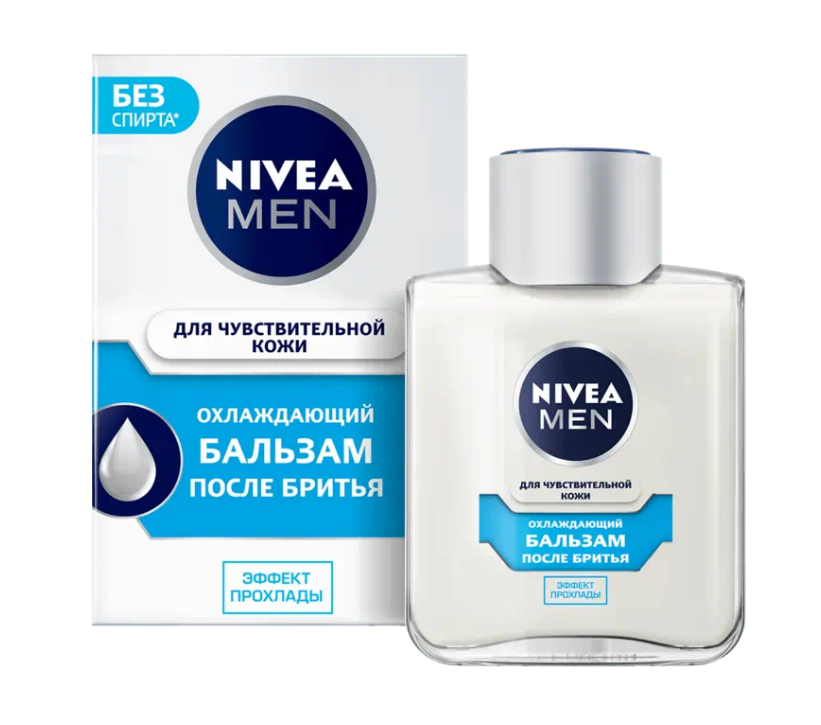 Nivea Men бальзам после бритья для чувствительной кожи охлаждающий 100 мл