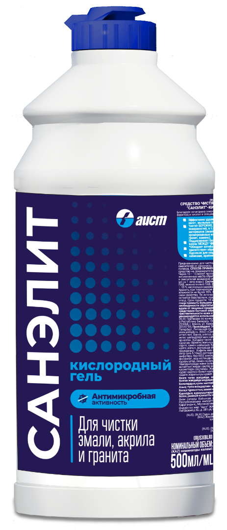 Санэлит чистящее средство гель для ванной 500мл