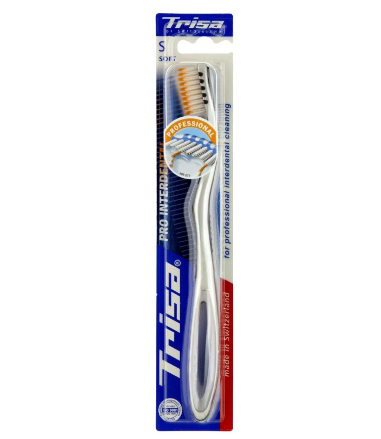 Trisa pro Interdental зубная щетка  s soft  мягкая