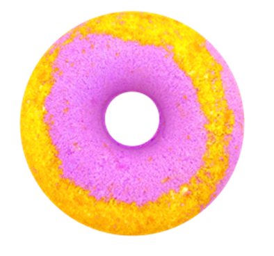 КМ Гейзер для ванны 'Клубнично-банановый пончик', 140г