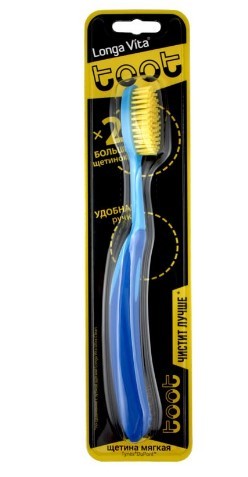 Лонга Вита тоот зубная щетка для взрослых щетина премиум класса tynex dupont