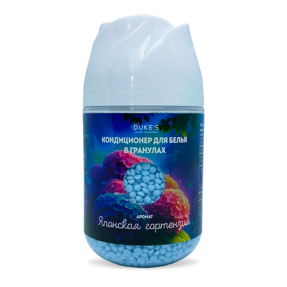 Dukes home wonders кондиционер парфюм для белья в гранулах аромат японская гортензия 300 г