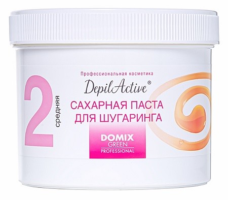Domix Green Professional паста для депиляции сахарная средняя 650г