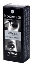 Фитокосметик краска для бровей и ресниц Кокетка чёрная