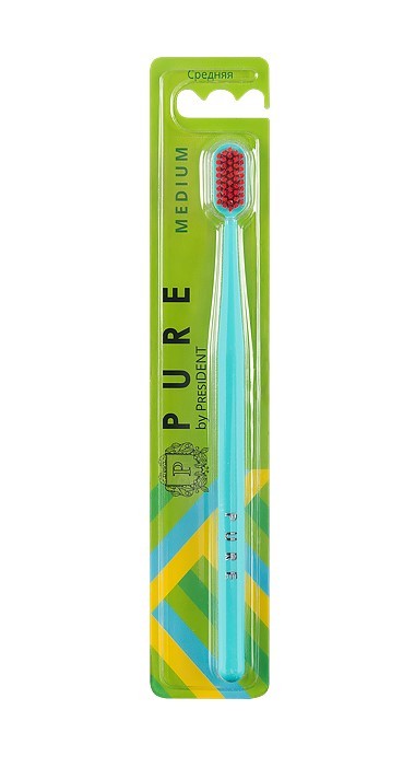 Pure зубная щетка medium средняя