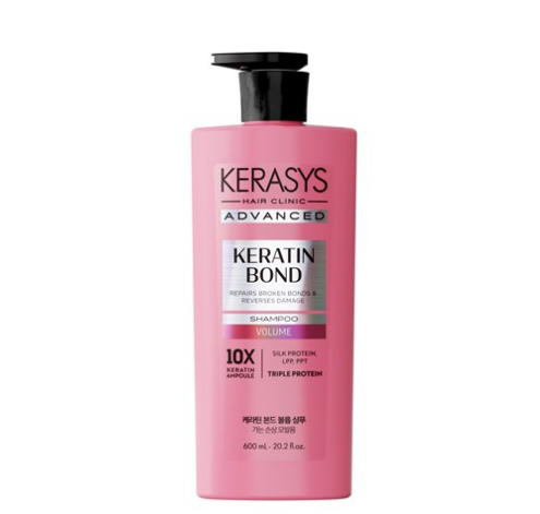 KeraSys Advanced кератин бонд шампунь объем 600 мл