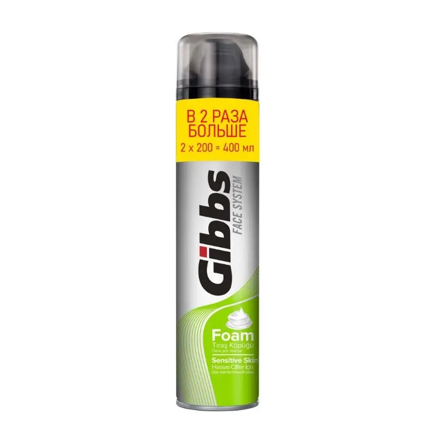 Gibbs пена для бритья sensitive 400 мл