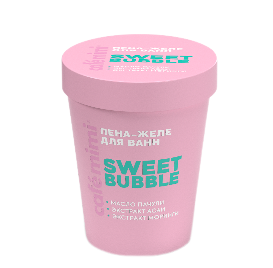 Cafe Mimi COLOURS пена желе для ванн sweet bubble 200 мл