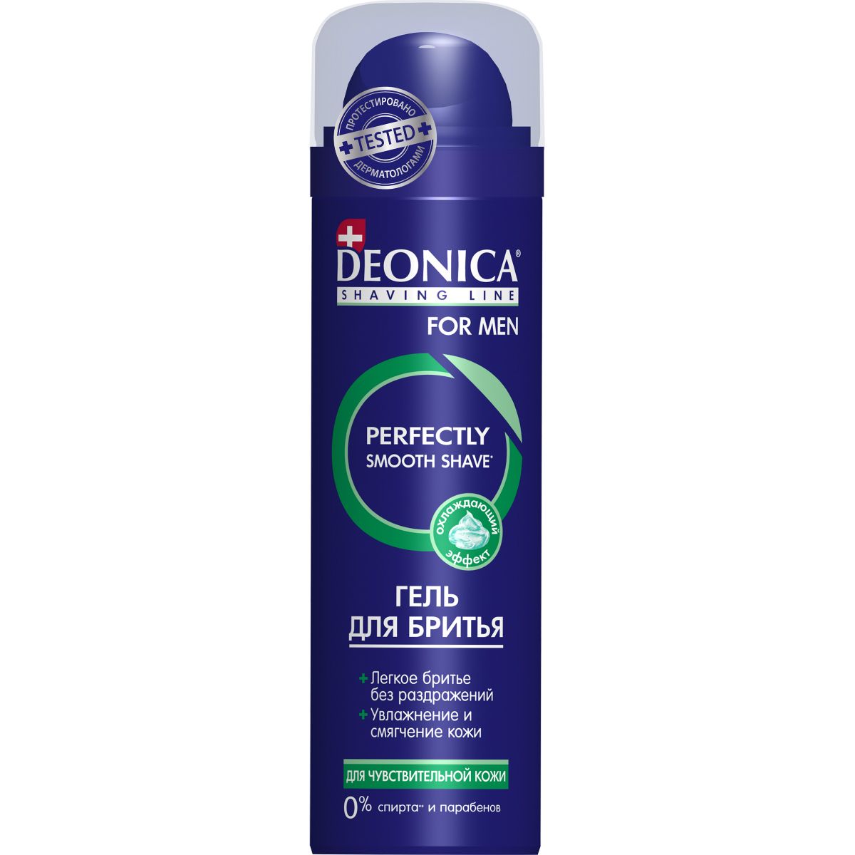 Deonica for men гель для бритья для чувствительной кожи 200 мл