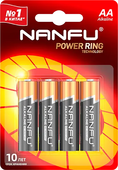 Nanfu Батарейка щелочная (4шт.)