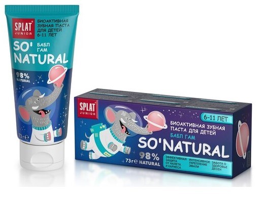 Splat junior зубная паста бабл гам 6-11 лет 73гр