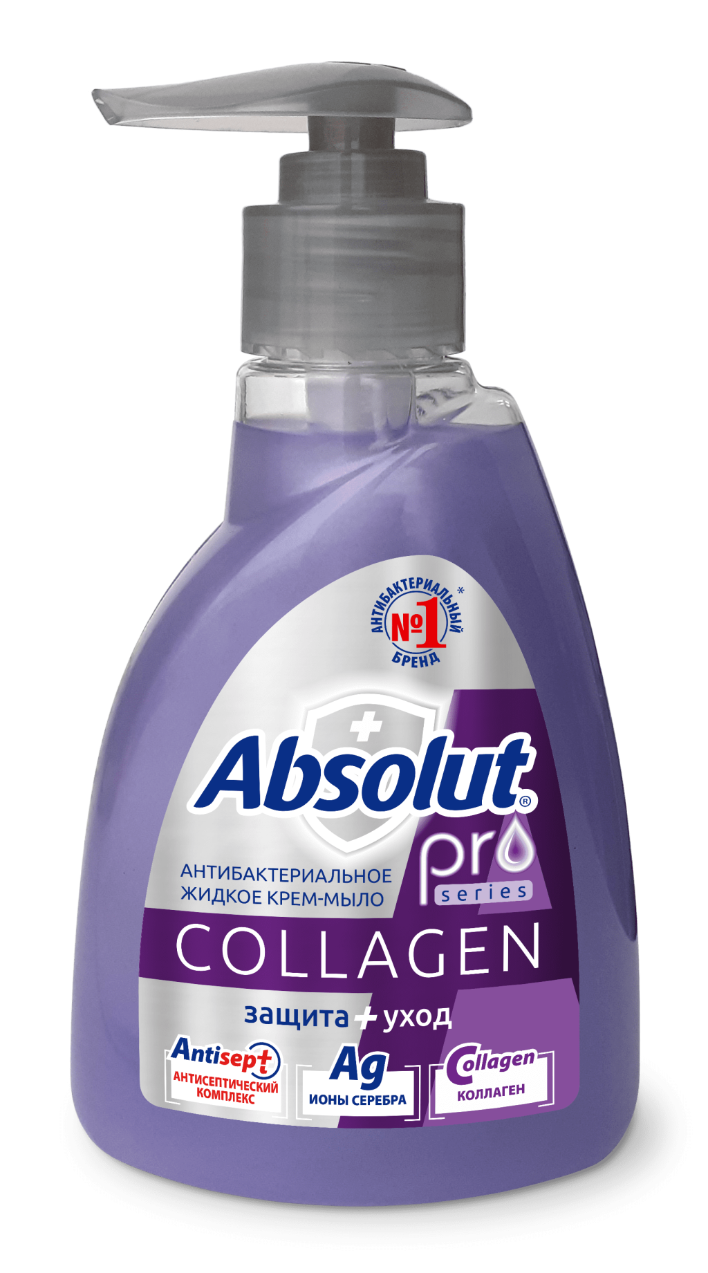 ABSOLUT PRO жидкое мыло серебро коллаген 250 г