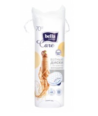 BELLA Ватные диски с экстрактом женьшеня 70 шт.уп.