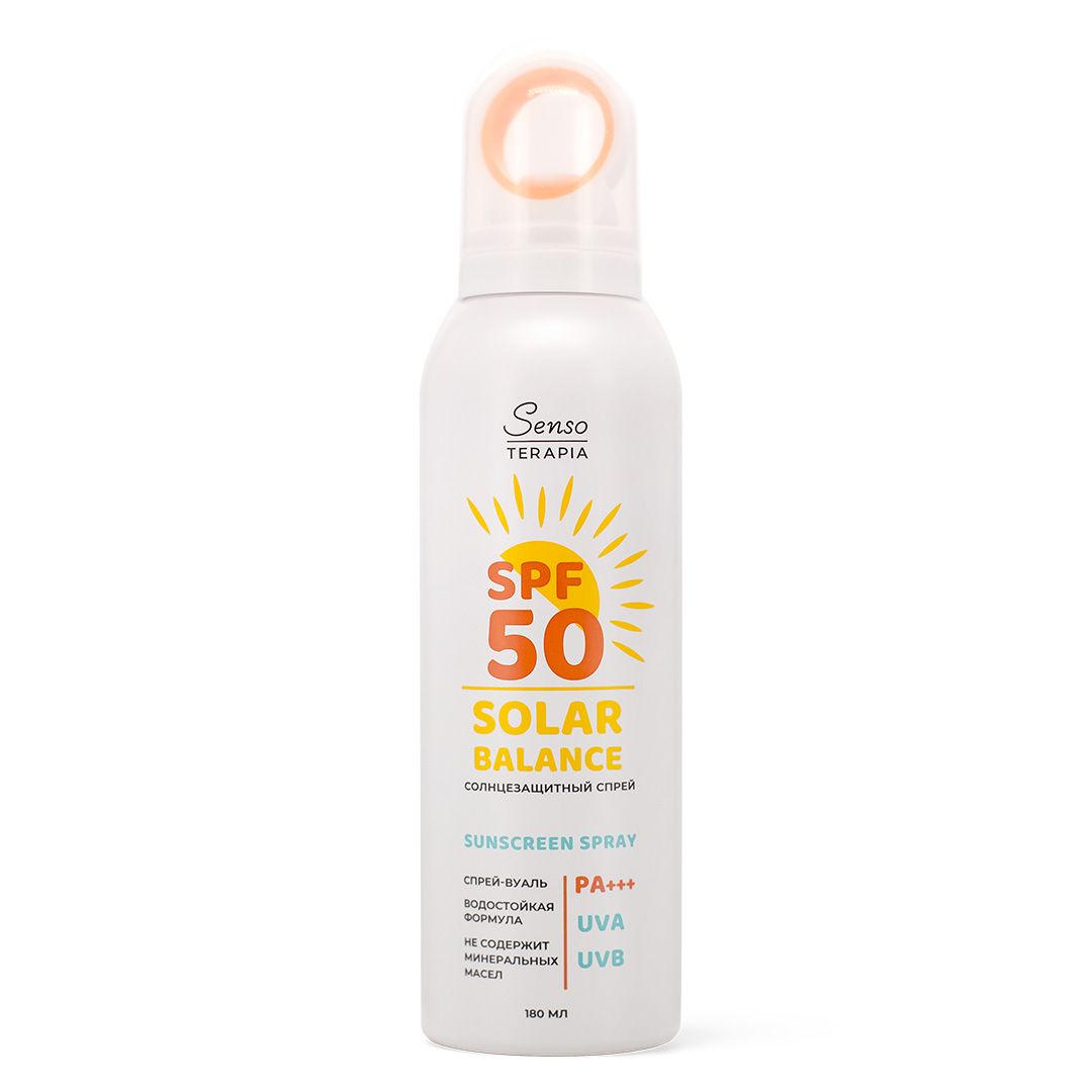 Senso Terapia солнцезащитный спрей solar balance spf50 ра 180мл