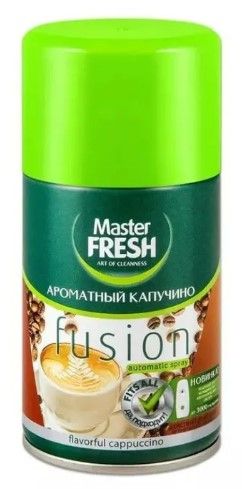 Master FRESH освежитель воздуха сменный баллон ароматный капучино 250 мл